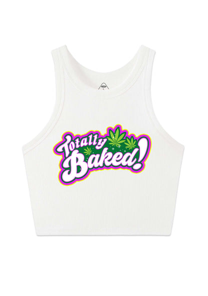 Totally Baked Y2K Crop Tank Top Cherrykitten