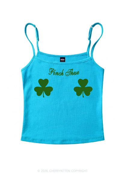 Pinch These St Patricks Y2K Spaghetti Strap Cami Cherrykitten