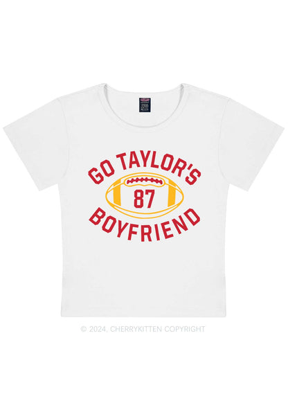 Go Boyfriend Y2K Super Bowl Baby Tee Cherrykitten