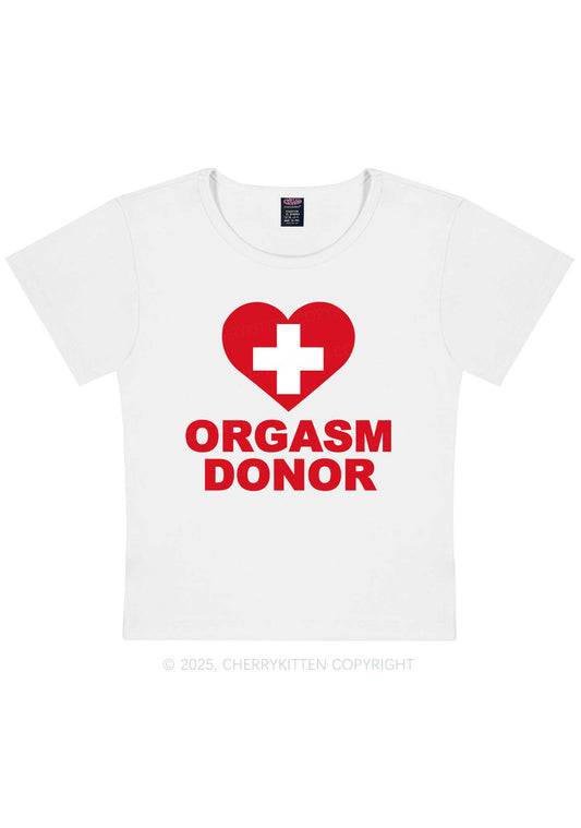 Orgxsm Donor Y2K Baby Tee Cherrykitten