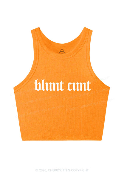 Blunt Cxxt Y2K Crop Tank Top Cherrykitten