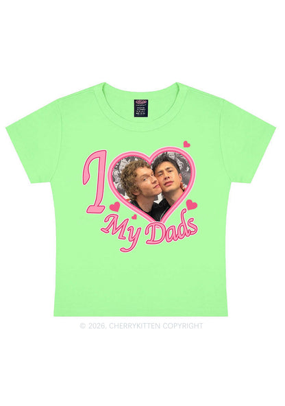 I Love My Dads HR Y2K Baby Tee Cherrykitten