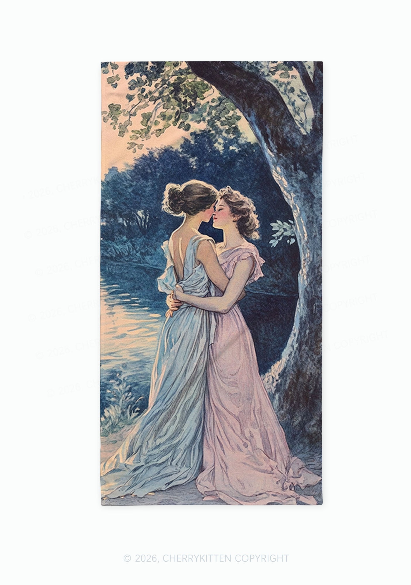 Best Friends Pride Y2K Beach Towel Cherrykitten
