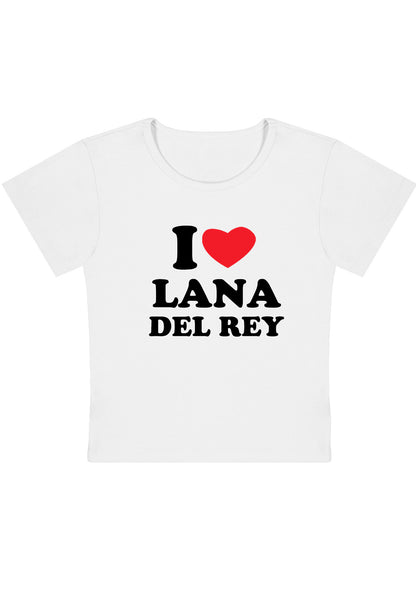 Curvy I Love Lanx Del Rey Baby Tee
