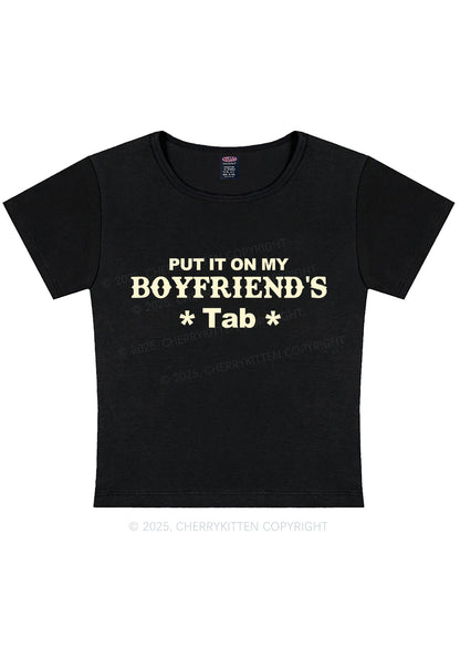 Boyfriends Tab Y2K Baby Tee Cherrykitten