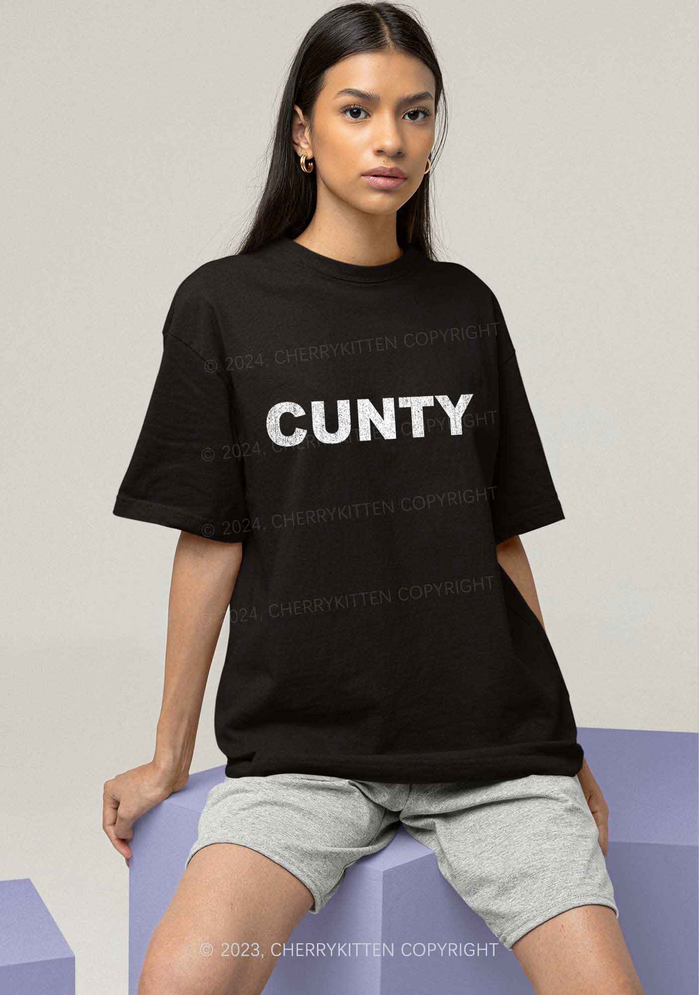 Cunty Y2K Chunky Shirt Cherrykitten
