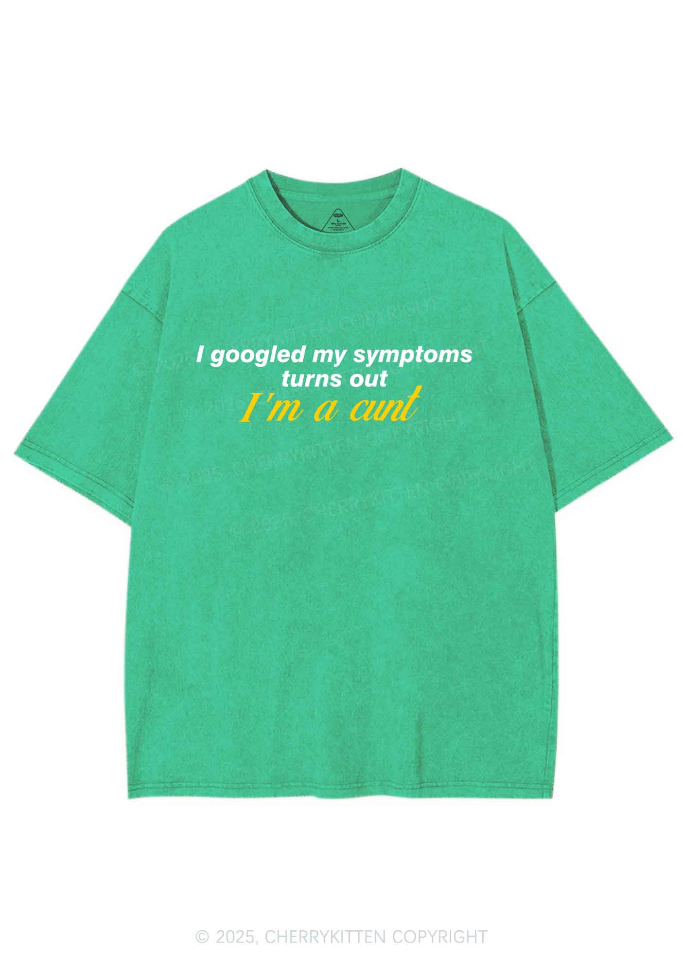 I Am A Cxxt Y2K Shirts Washed Tee Cherrykitten