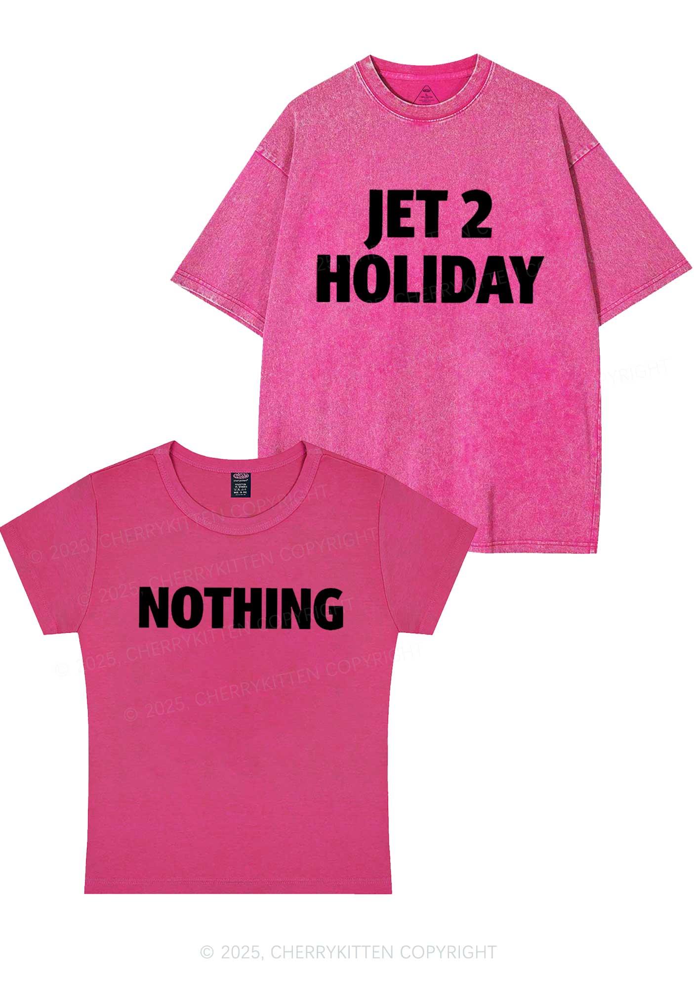 Jet Holiday Nothing Y2K Valentine's Day Couple Shirt Cherrykitten