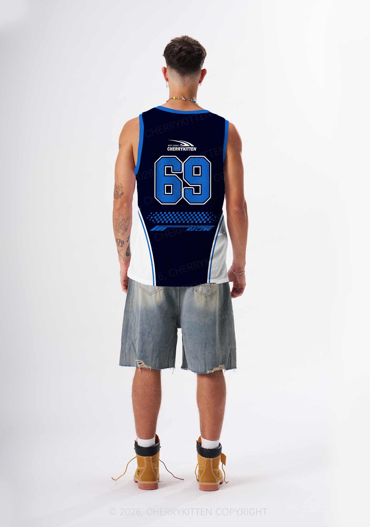I Want To Feminine Masculine Pride Y2K Sport Jersey Tank Cherrykitten