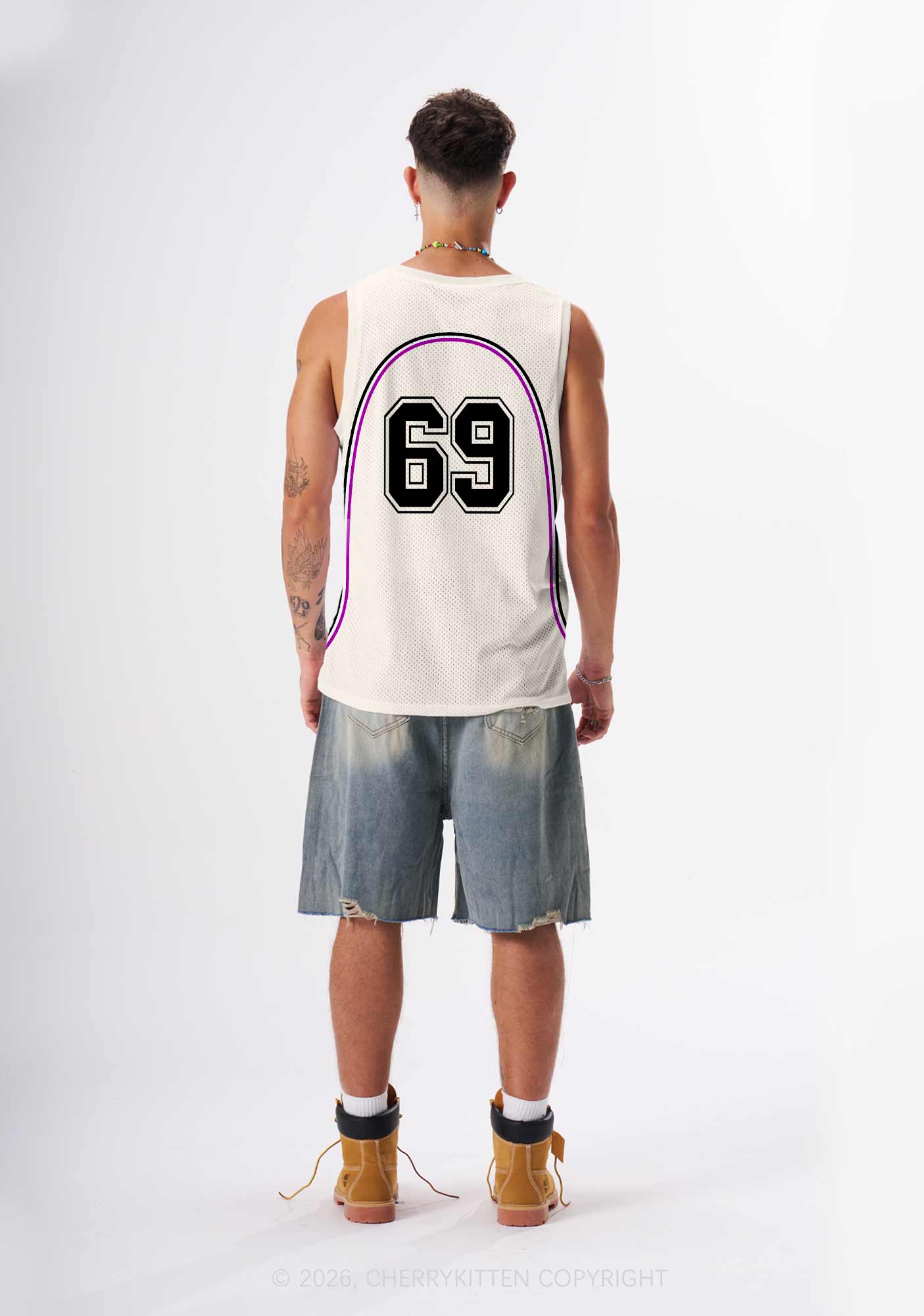Off To Put The Ace In Menace Pride Y2K Sport Jersey Tank Cherrykitten