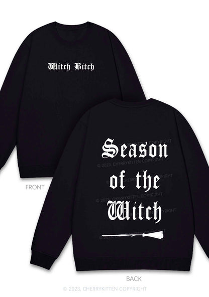 Halloween Season Of The Witch Two Sides Y2K Sweatshirt Cherrykitten