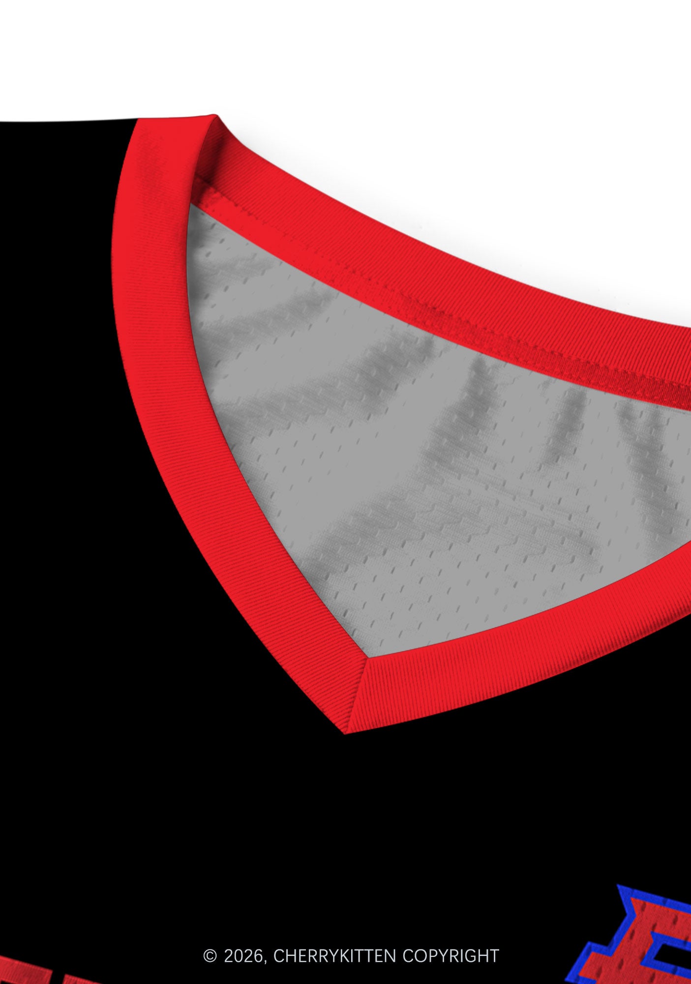 Black Team Bunny Y2K Sport Jersey Tank Cherrykitten