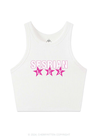 Sesbian Lex Y2K Crop Tank Top Cherrykitten