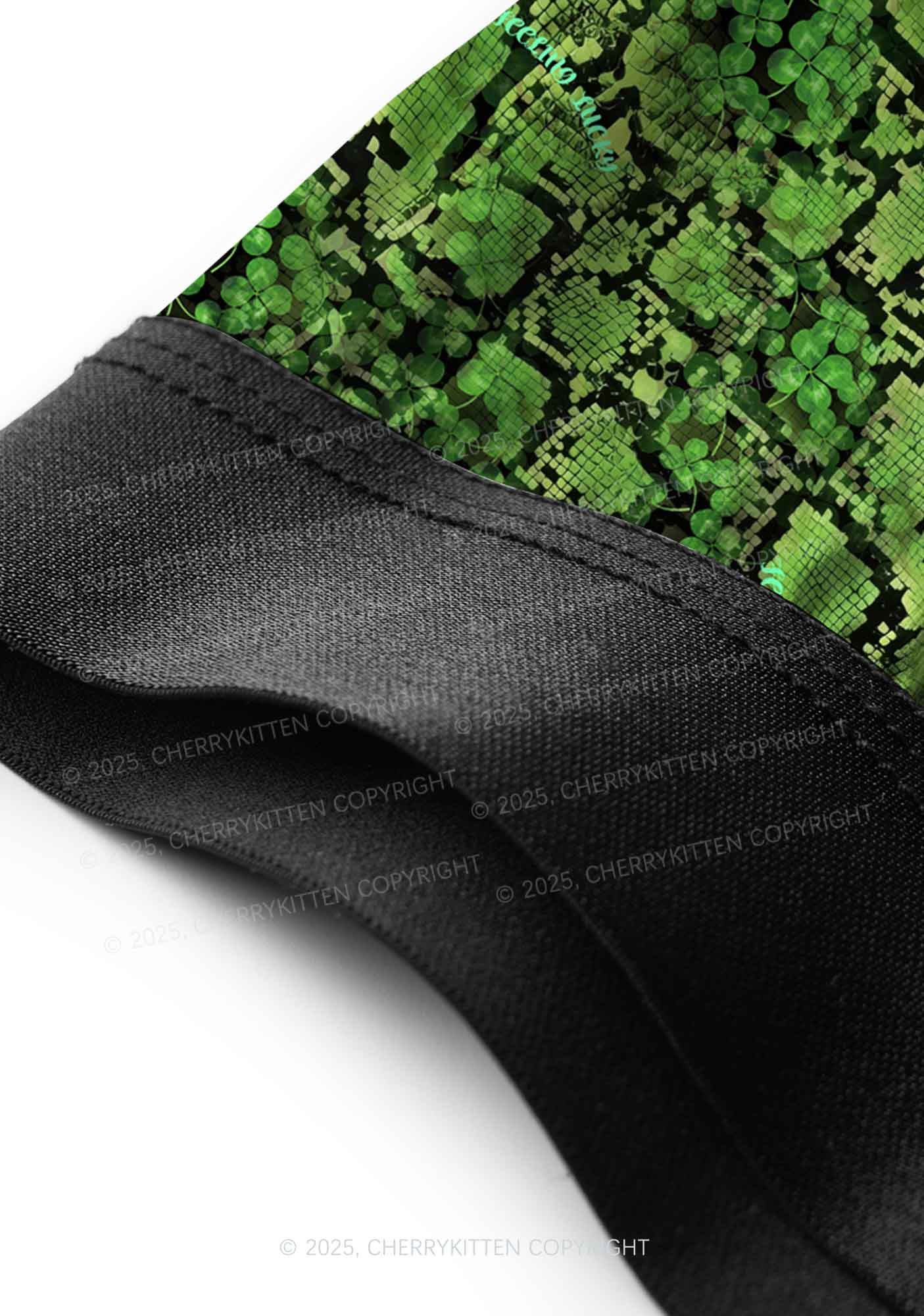 Clover Snake Pattern St Patricks Y2K Print Men Boxer Briefs Cherrykitten