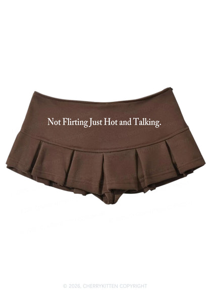 Just Hot And Talking Y2K Mini Pleated Skirts Cherrykitten