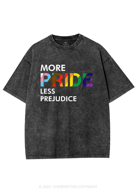 More Pride Less Prejudice Y2K Shirts Washed Tee Cherrykitten