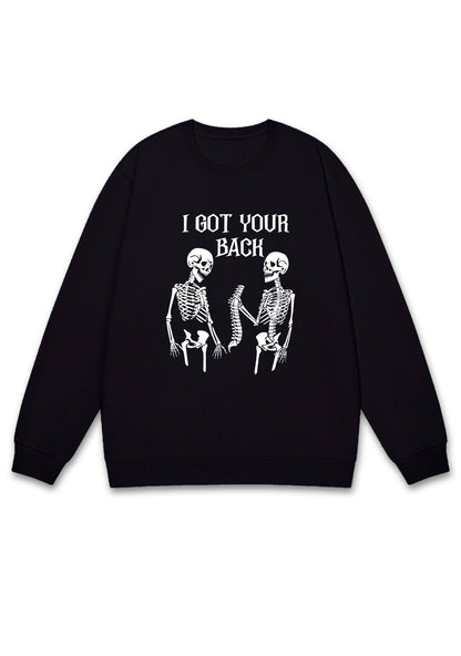 I Got Your Back Halloween Y2K Sweatshirt Cherrykitten
