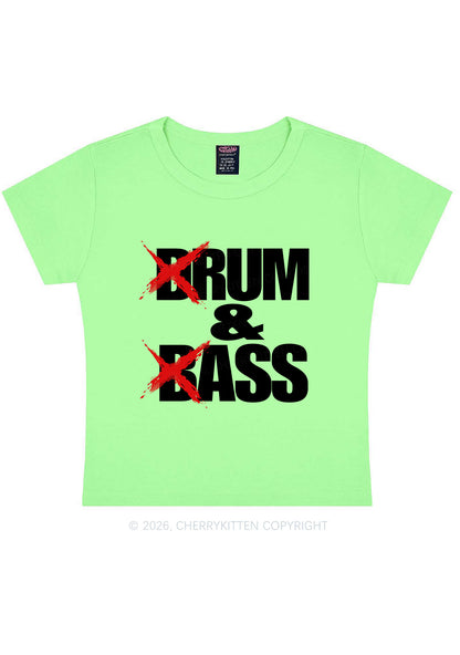 DnB Graffiti Y2K Baby Tee Cherrykitten