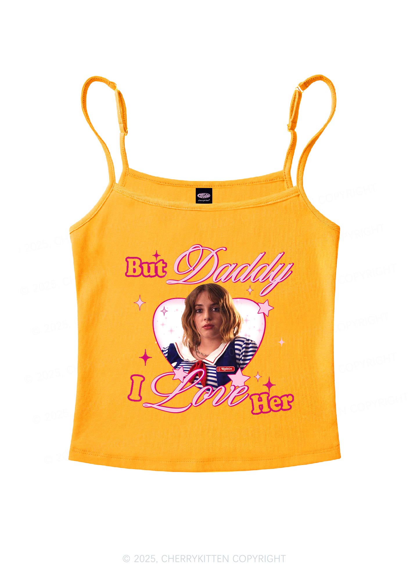 Daddy I Love RB Pride Y2K Spaghetti Strap Cami Cherrykitten