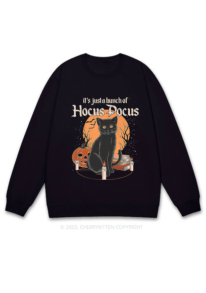 It's Just A Bunch Of Hocus Pocus Halloween Y2K Sweatshirt Cherrykitten