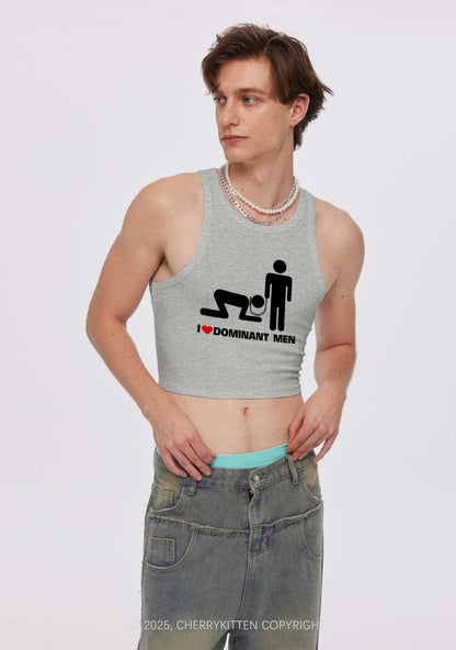 Love D Men Pride Y2K Crop Tank Top Cherrykitten