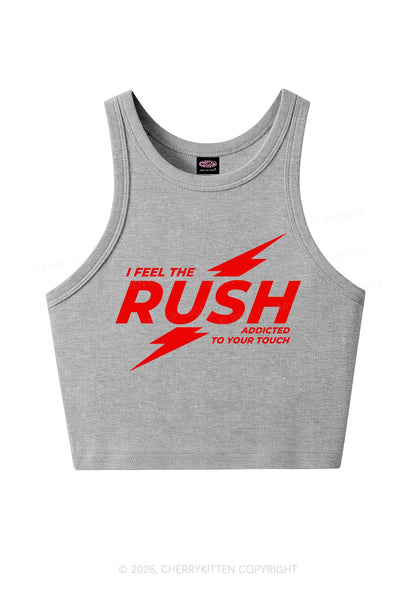 I Feel The Rush Y2K Crop Tank Top Cherrykitten