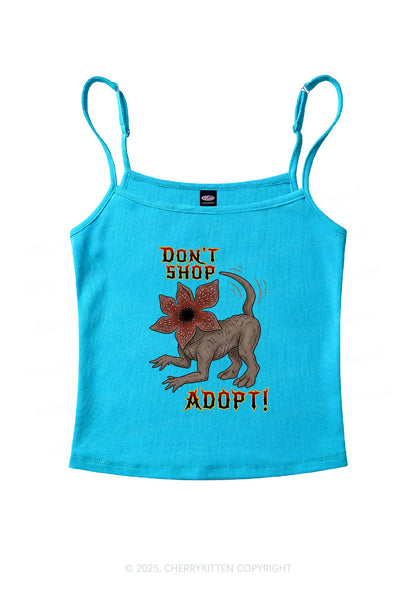 Dont Shop Adopt Y2K Spaghetti Strap Cami Cherrykitten