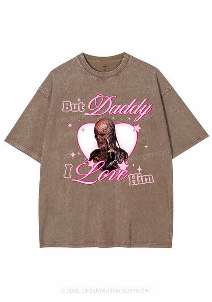 Daddy I Love VN Y2K Shirts Washed Tee Cherrykitten