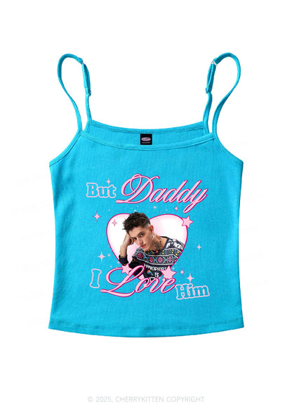 Custom But Daddy I Love Y2K Spaghetti Strap Cami Cherrykitten