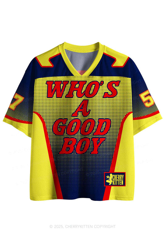 Custom Good Boy Y2K Sport Jersey Shirts Cherrykitten