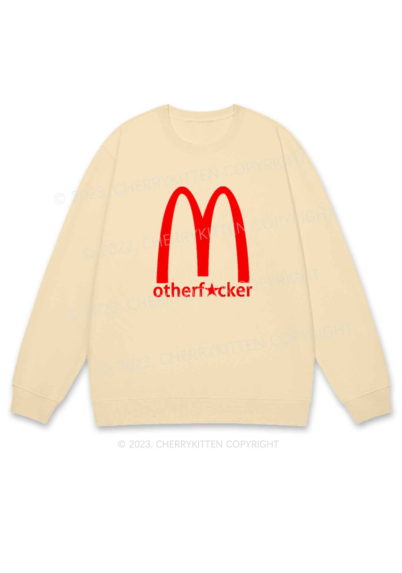 Big Motherfxcker Y2K Sweatshirt Cherrykitten