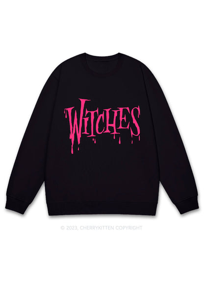 Witches Halloween Y2K Sweatshirt Cherrykitten