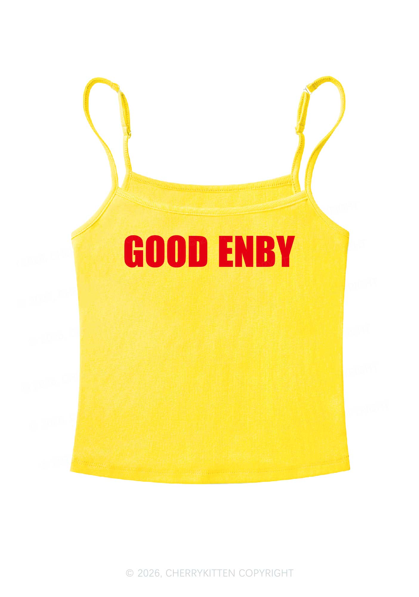 Good Enby Pride Y2K Spaghetti Strap Cami Cherrykitten