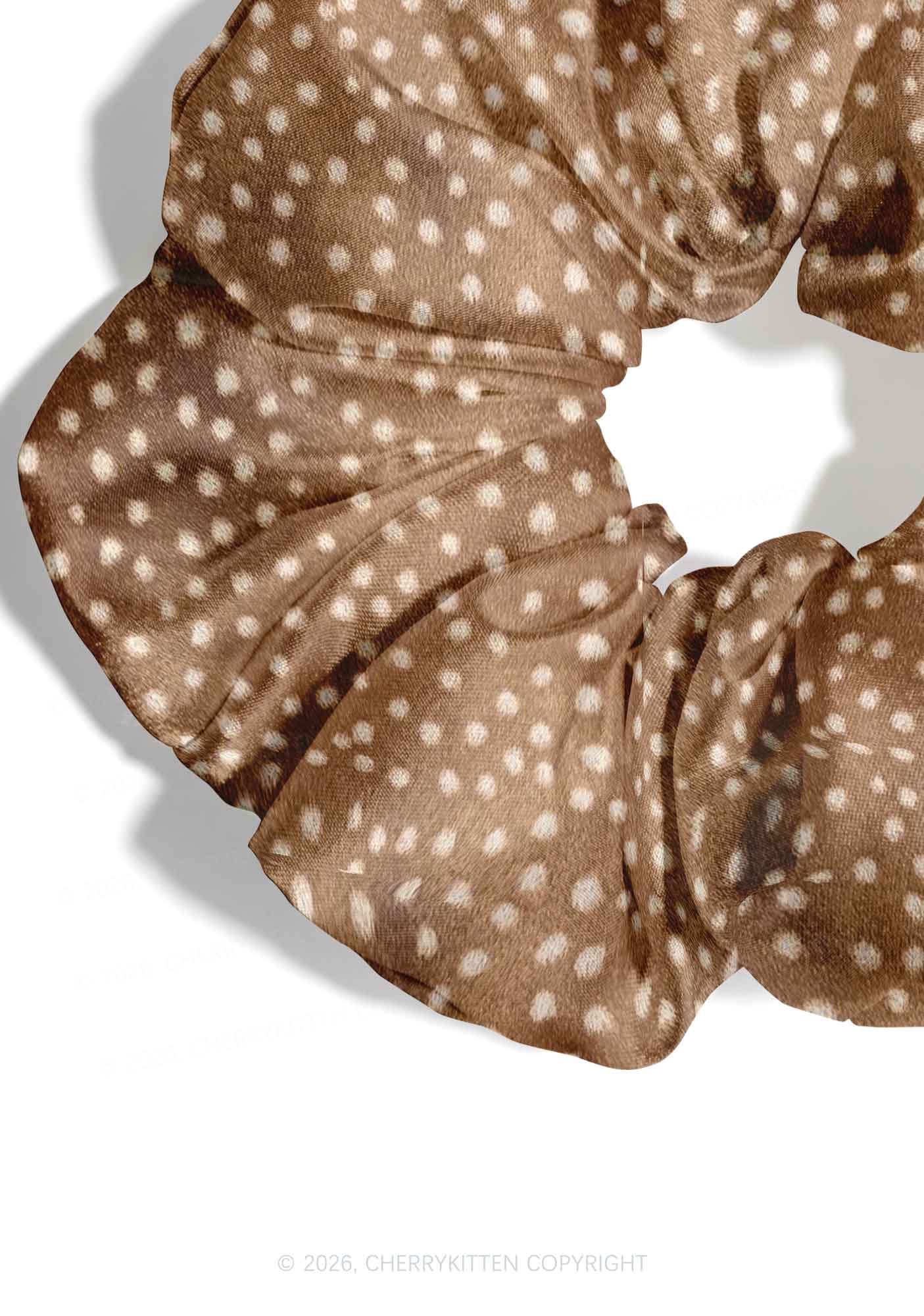 Angel Deer Spots Y2K Hair Scrunchie Cherrykitten