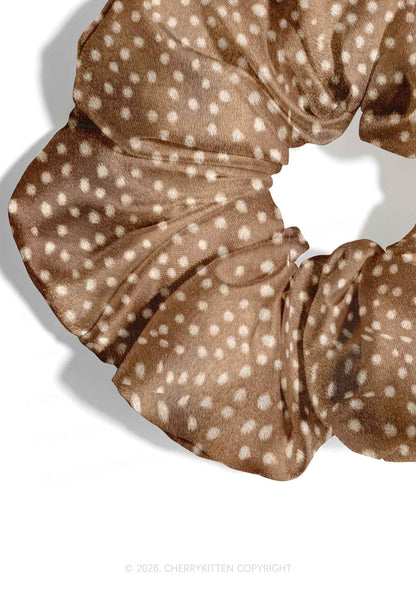 Angel Deer Spots Y2K Hair Scrunchie Cherrykitten