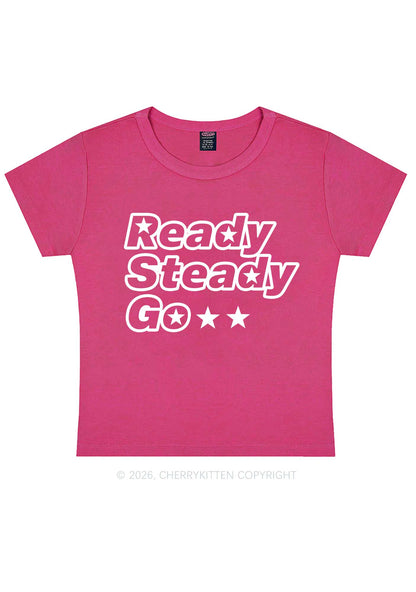 Ready Steady Go Y2K Baby Tee Cherrykitten