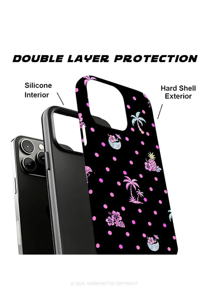 Pink Dots Palm Tree Y2K Phone Case Cherrykitten