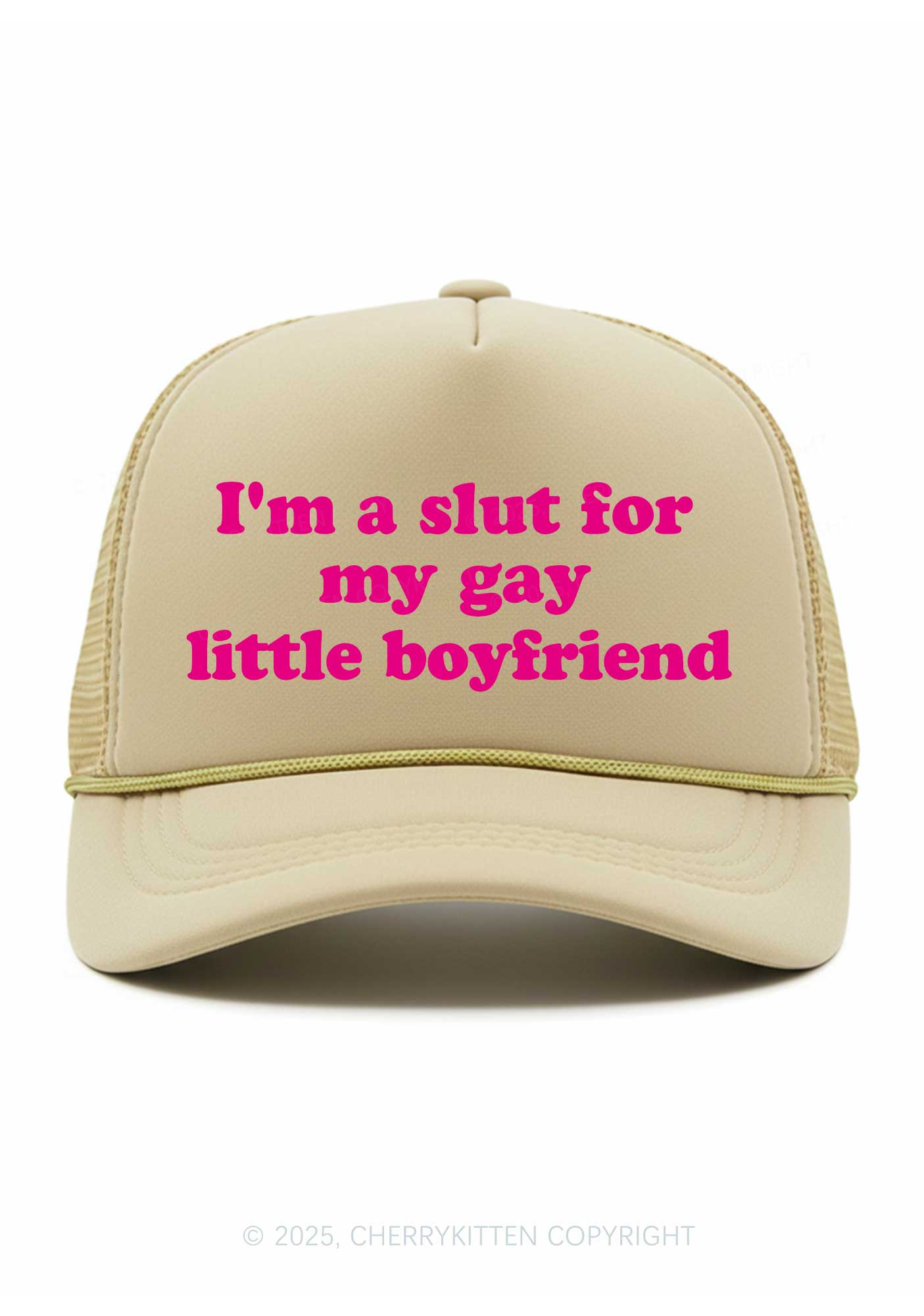 Slxt For My Gay BF Valentine's Day Y2K Trucker Hat Cherrykitten