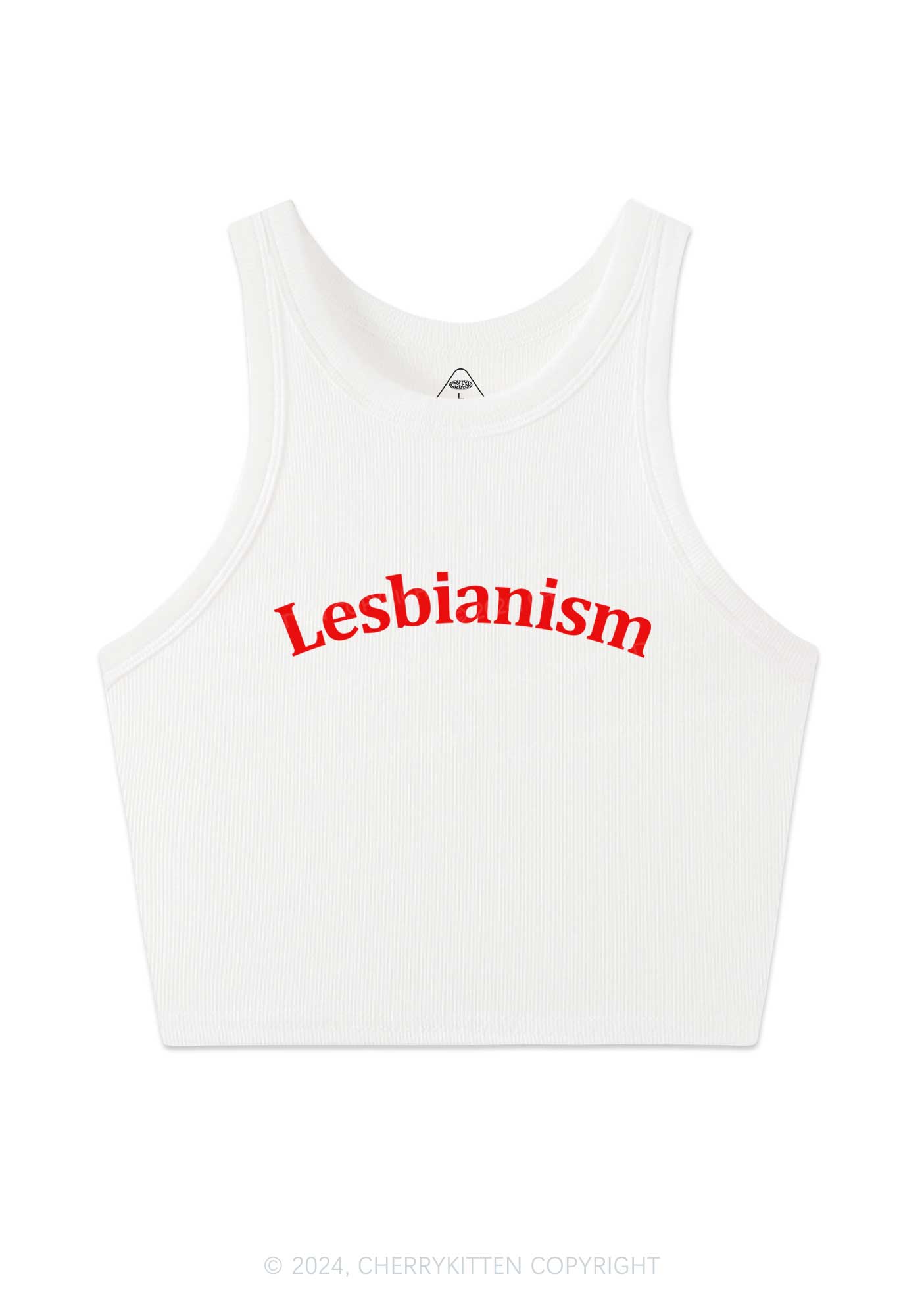 Lesbianism Y2K Crop Tank Top Cherrykitten