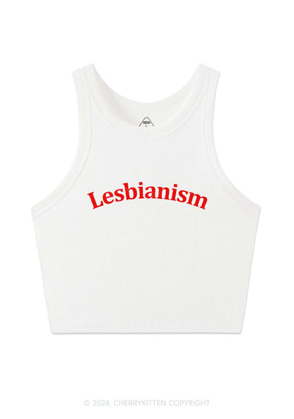 Lesbianism Y2K Crop Tank Top Cherrykitten
