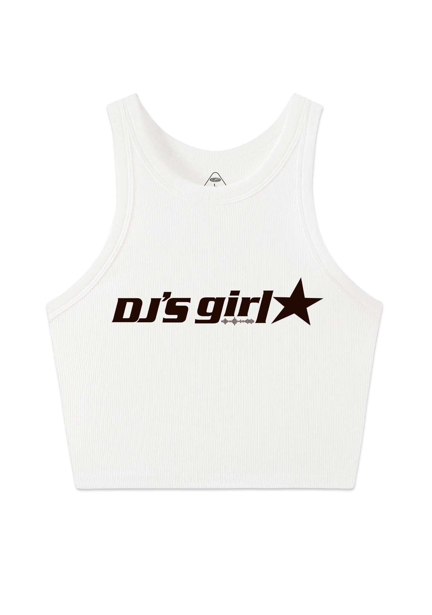 DJs Girl Y2K Crop Tank Top Cherrykitten