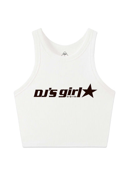 DJs Girl Y2K Crop Tank Top Cherrykitten