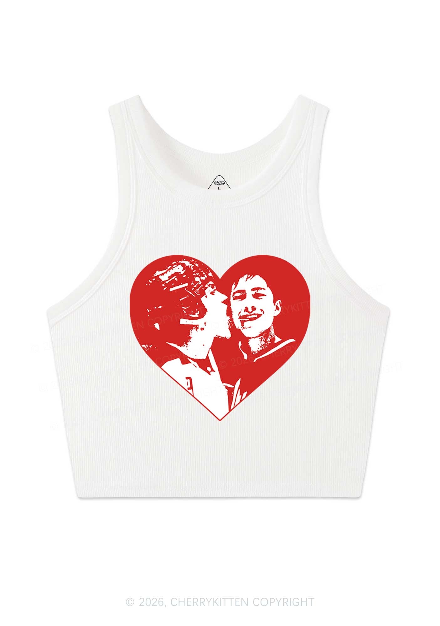 Red Heart Bros HR Y2K Crop Tank Top Cherrykitten