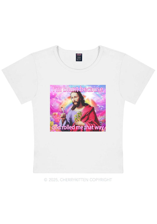 Im Blunt Y2K Baby Tee Cherrykitten