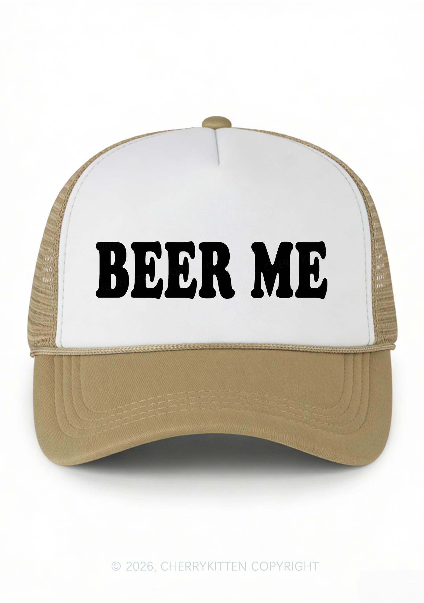 Beer Me Y2K Colorblock Trucker Hat Cherrykitten