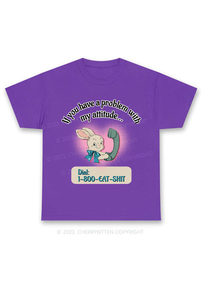 You Have A Problem Y2K Chunky Shirt Cherrykitten
