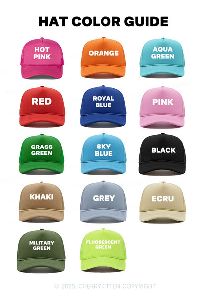 Custom Text Y2K Trucker Hat Cherrykitten