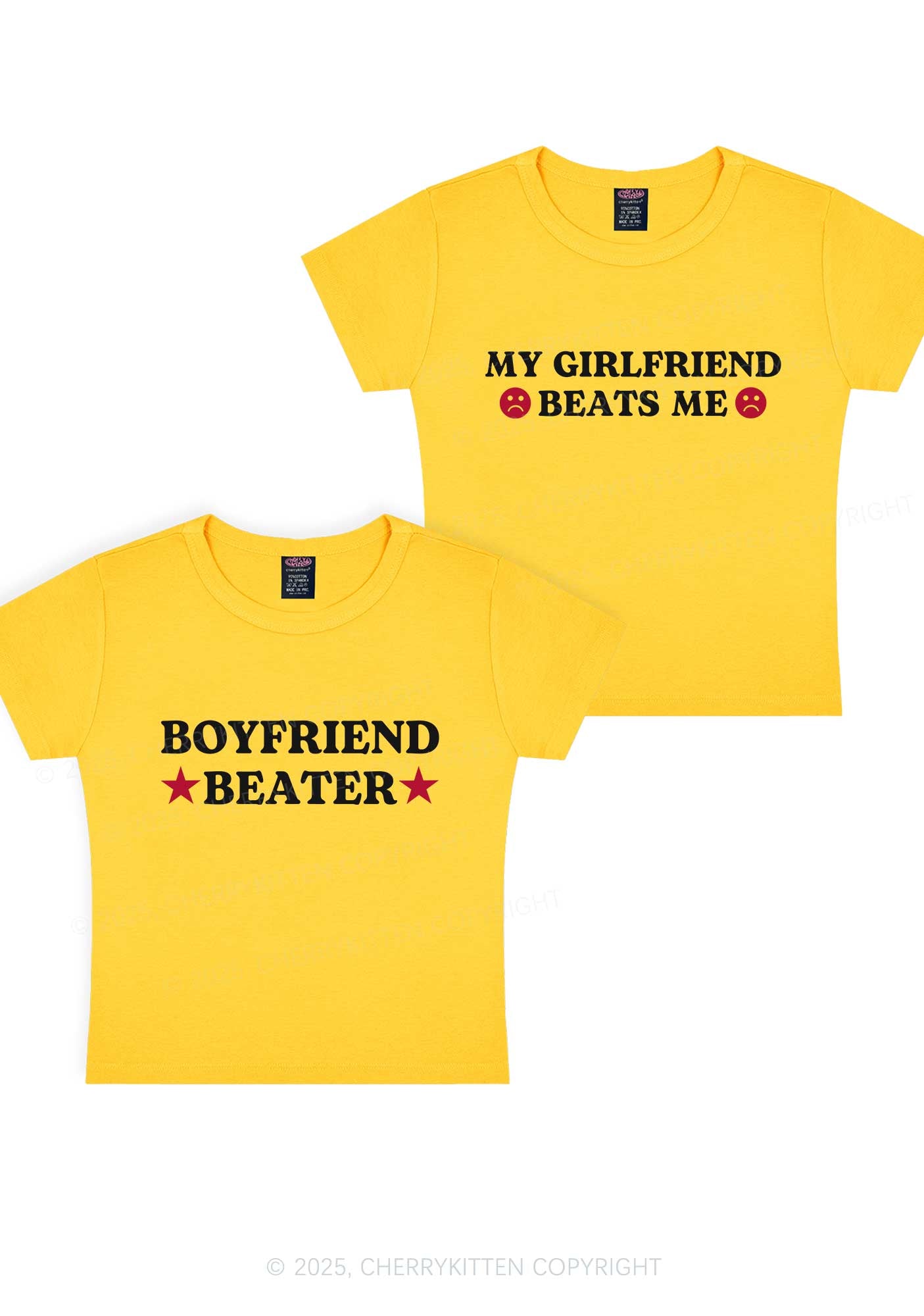 Boyfriend Beater Y2K Valentine's Day Baby Tee Cherrykitten
