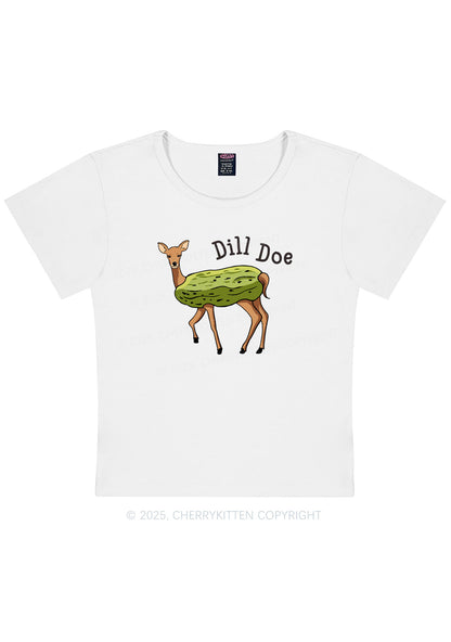 Dill Doe Y2K Baby Tee Cherrykitten