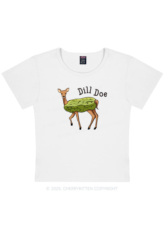 Dill Doe Y2K Baby Tee Cherrykitten